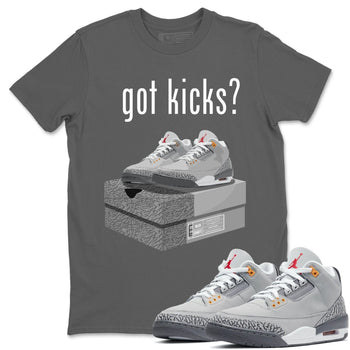 Jordan 3 Cool Grey Sneaker Match Tees Got Kicks Sneaker Tees Jordan 3 Cool Grey Sneaker Release Tees Unisex Shirts