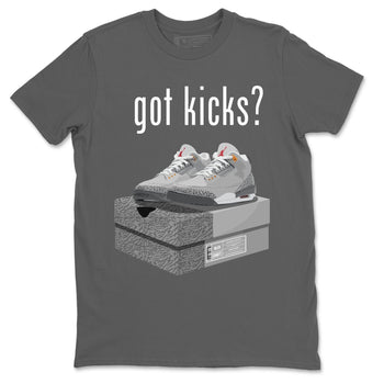 Jordan 3 Cool Grey Sneaker Match Tees Got Kicks Sneaker Tees Jordan 3 Cool Grey Sneaker Release Tees Unisex Shirts