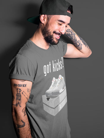 Jordan 3 Cool Grey Sneaker Match Tees Got Kicks Sneaker Tees Jordan 3 Cool Grey Sneaker Release Tees Unisex Shirts