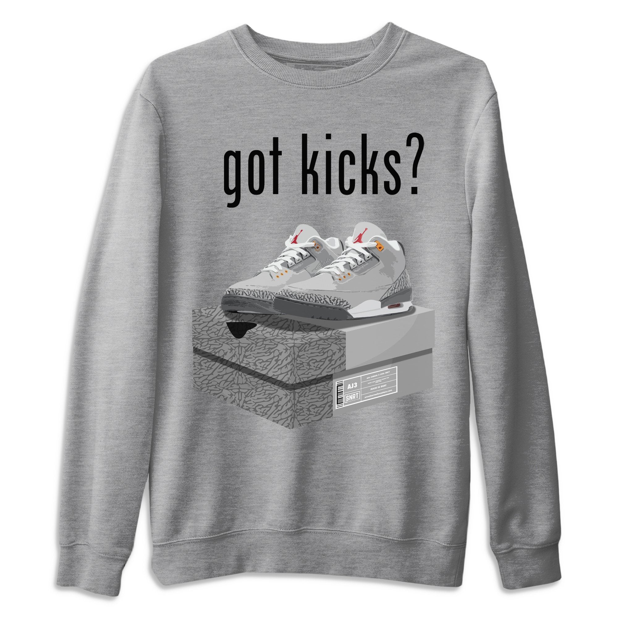Jordan 3 Cool Grey Sneaker Match Tees Got Kicks Sneaker Tees Jordan 3 Cool Grey Sneaker Release Tees Unisex Shirts