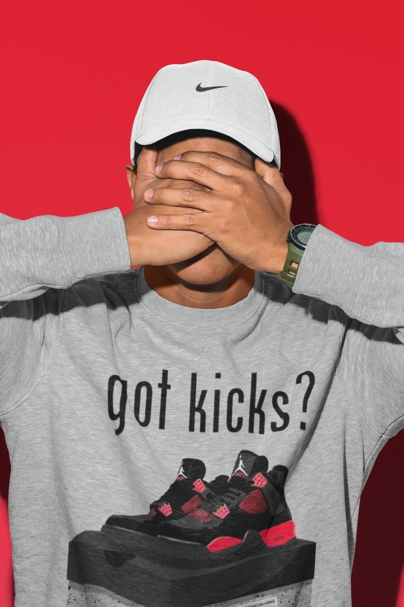 Jordan 4 Red Thunder Sneaker Match Tees Got Kicks Sneaker Tees Jordan 4 Red Thunder Sneaker Release Tees Unisex Shirts
