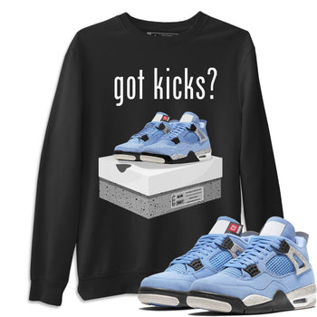 Jordan 4 University Blue Sneaker Match Tees Got Kicks Sneaker Tees Jordan 4 University Blue Sneaker Release Tees Unisex Shirts