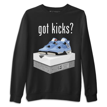 Jordan 4 University Blue Sneaker Match Tees Got Kicks Sneaker Tees Jordan 4 University Blue Sneaker Release Tees Unisex Shirts
