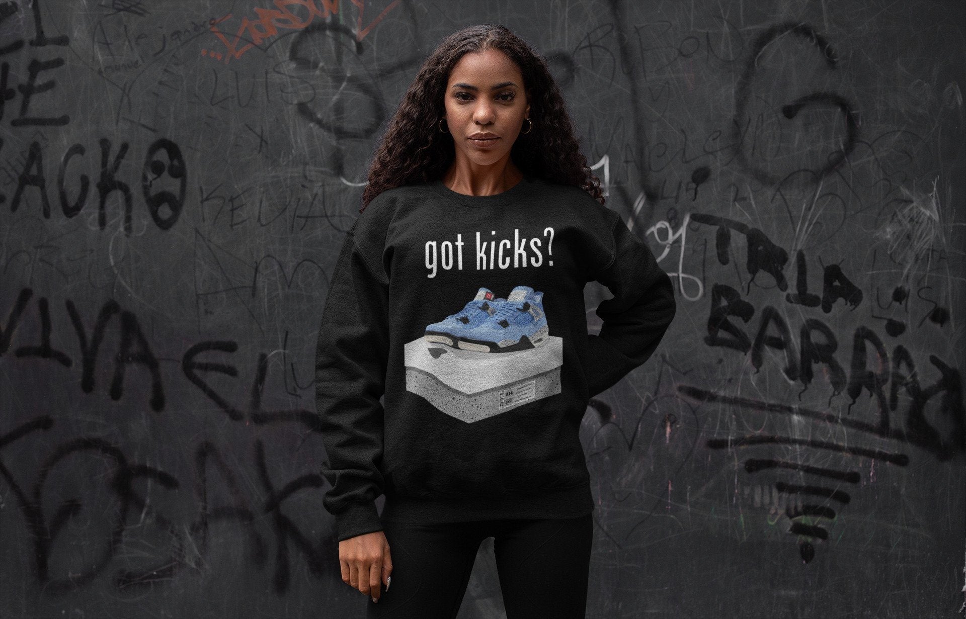 Jordan 4 University Blue Sneaker Match Tees Got Kicks Sneaker Tees Jordan 4 University Blue Sneaker Release Tees Unisex Shirts