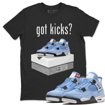 Jordan 4 University Blue Sneaker Match Tees Got Kicks Sneaker Tees Jordan 4 University Blue Sneaker Release Tees Unisex Shirts
