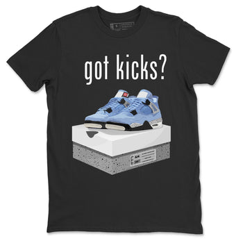 Jordan 4 University Blue Sneaker Match Tees Got Kicks Sneaker Tees Jordan 4 University Blue Sneaker Release Tees Unisex Shirts