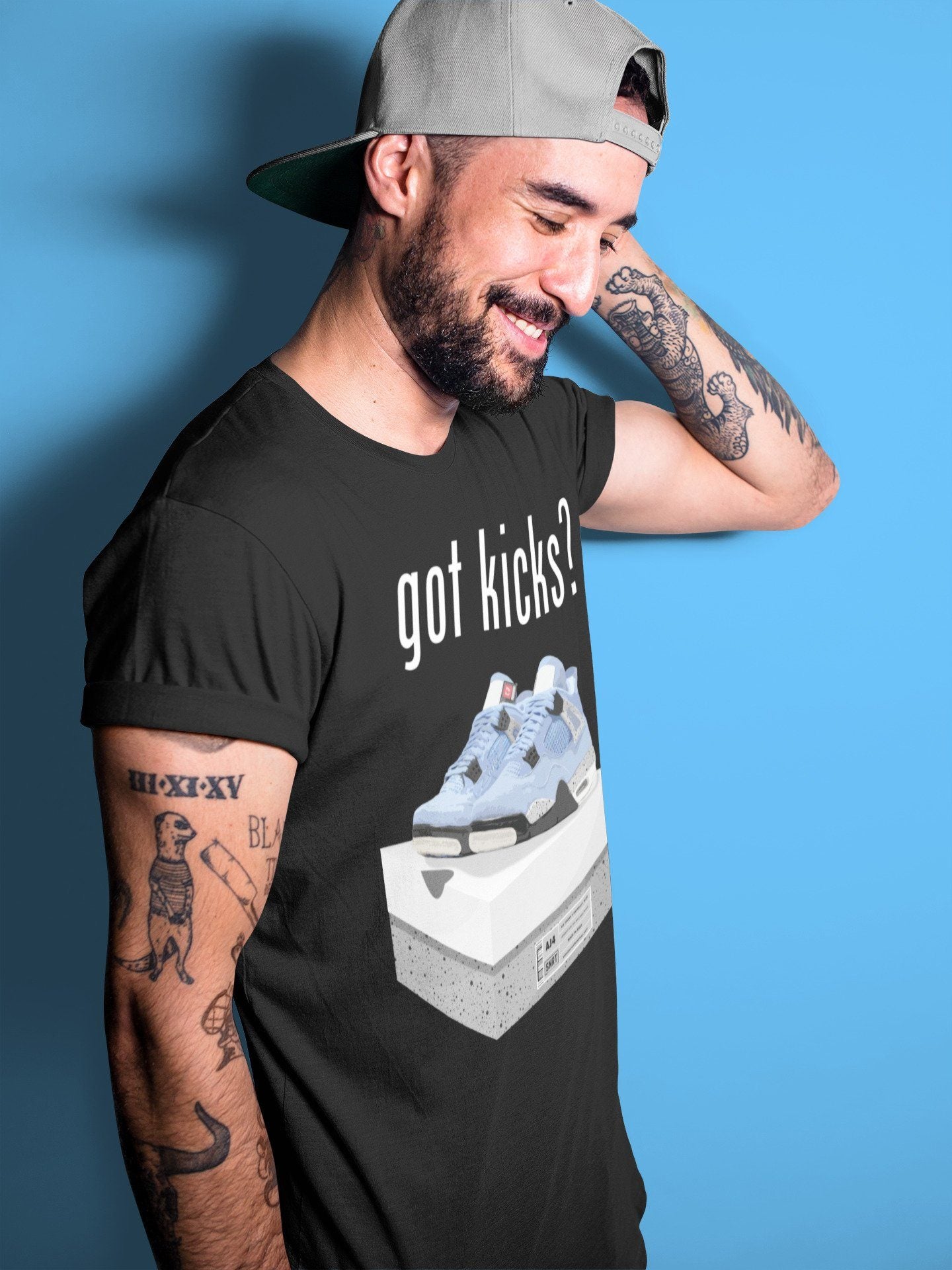 Jordan 4 University Blue Sneaker Match Tees Got Kicks Sneaker Tees Jordan 4 University Blue Sneaker Release Tees Unisex Shirts