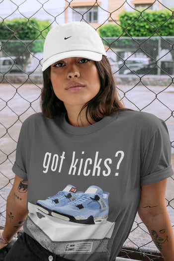 Jordan 4 University Blue Sneaker Match Tees Got Kicks Sneaker Tees Jordan 4 University Blue Sneaker Release Tees Unisex Shirts