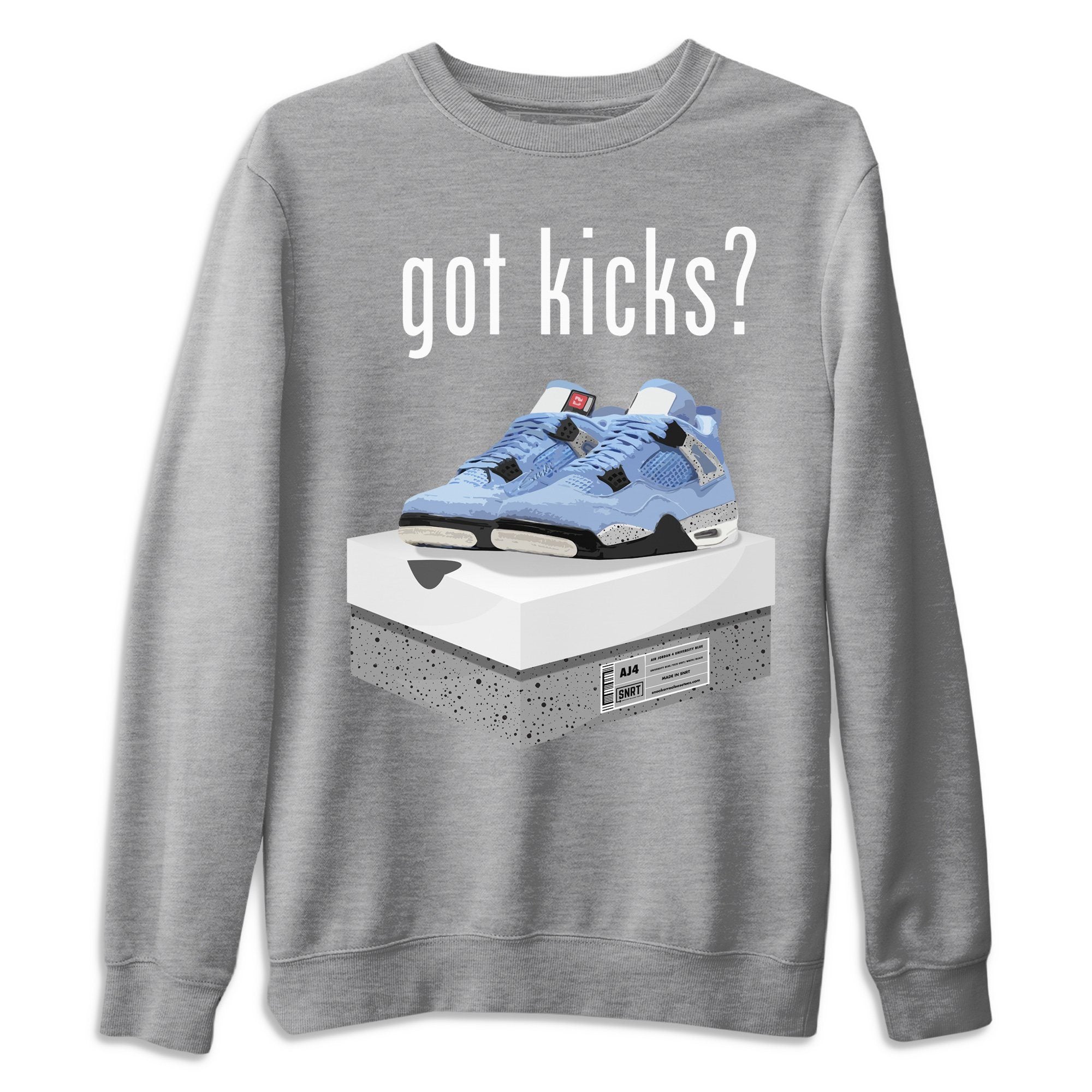 Jordan 4 University Blue Sneaker Match Tees Got Kicks Sneaker Tees Jordan 4 University Blue Sneaker Release Tees Unisex Shirts