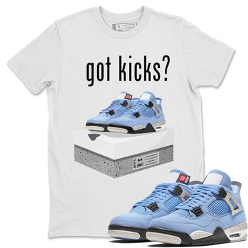 Jordan 4 University Blue Sneaker Match Tees Got Kicks Sneaker Tees Jordan 4 University Blue Sneaker Release Tees Unisex Shirts