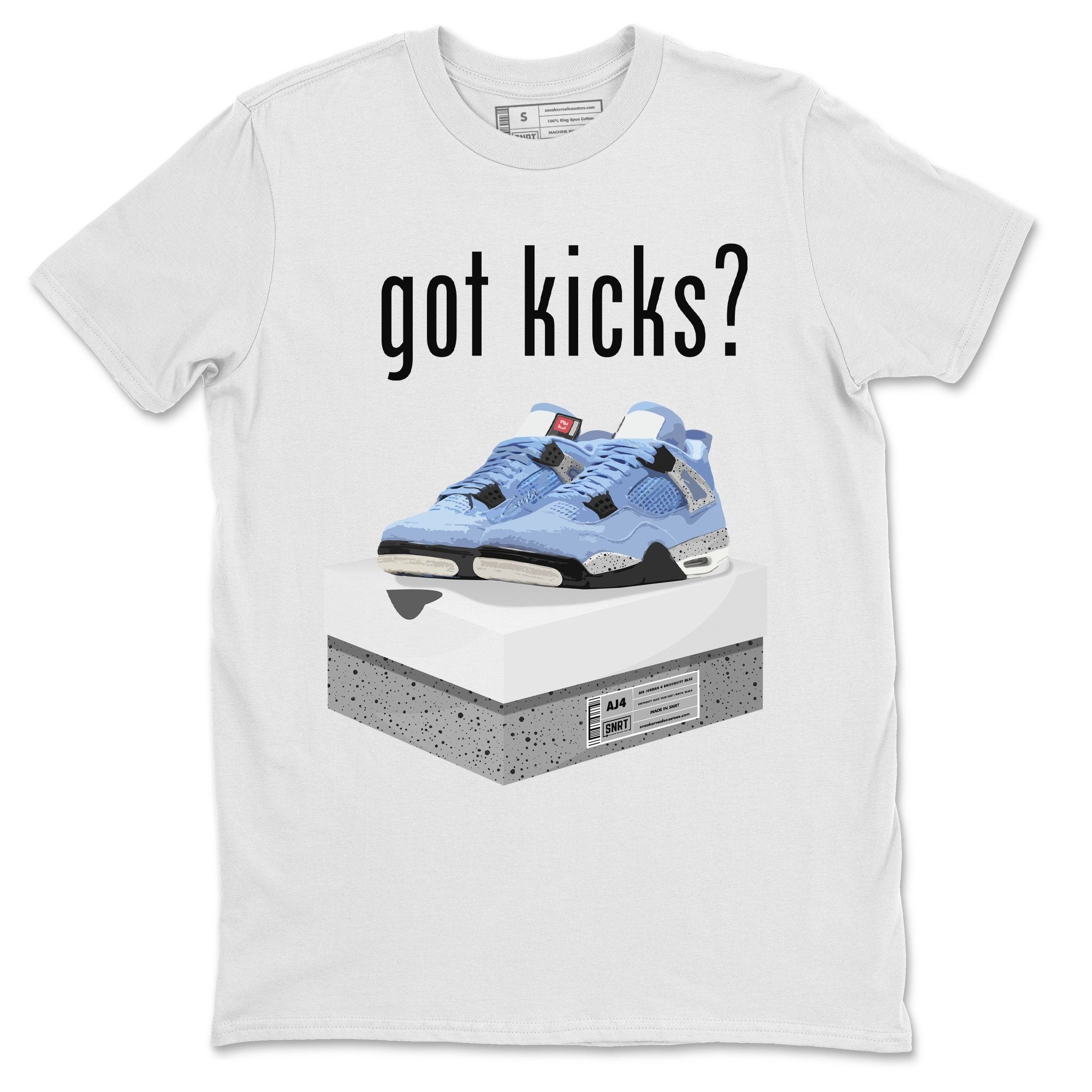 Jordan 4 University Blue Sneaker Match Tees Got Kicks Sneaker Tees Jordan 4 University Blue Sneaker Release Tees Unisex Shirts