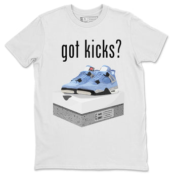 Jordan 4 University Blue Sneaker Match Tees Got Kicks Sneaker Tees Jordan 4 University Blue Sneaker Release Tees Unisex Shirts