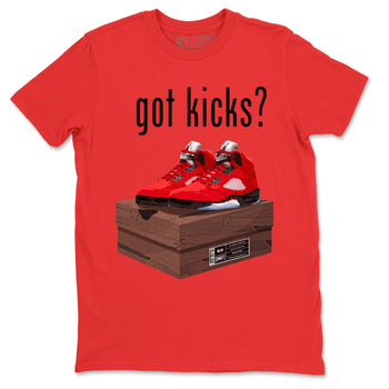 Jordan 5 Raging Bull Sneaker Match Tees Got Kicks Sneaker Tees Jordan 5 Raging Bull Sneaker Release Tees Unisex Shirts