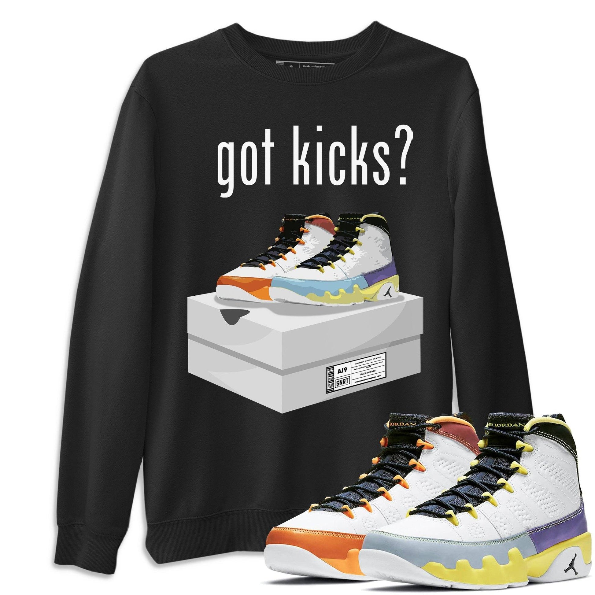 Jordan 9 Change The World Sneaker Match Tees Got Kicks Sneaker Tees Jordan 9 Change The World Sneaker Release Tees Unisex Shirts