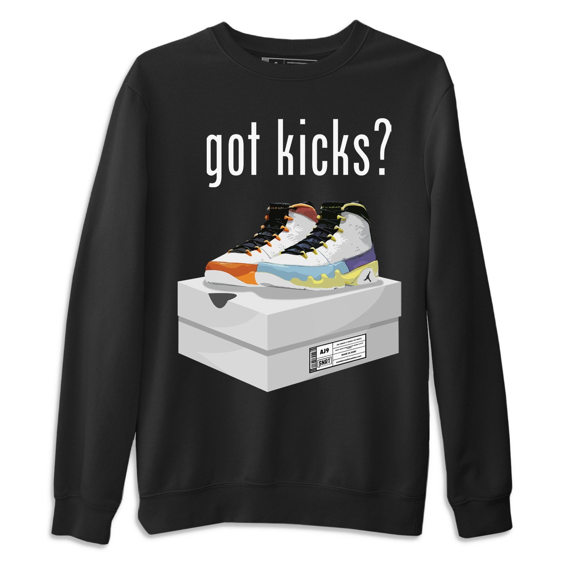 Jordan 9 Change The World Sneaker Match Tees Got Kicks Sneaker Tees Jordan 9 Change The World Sneaker Release Tees Unisex Shirts