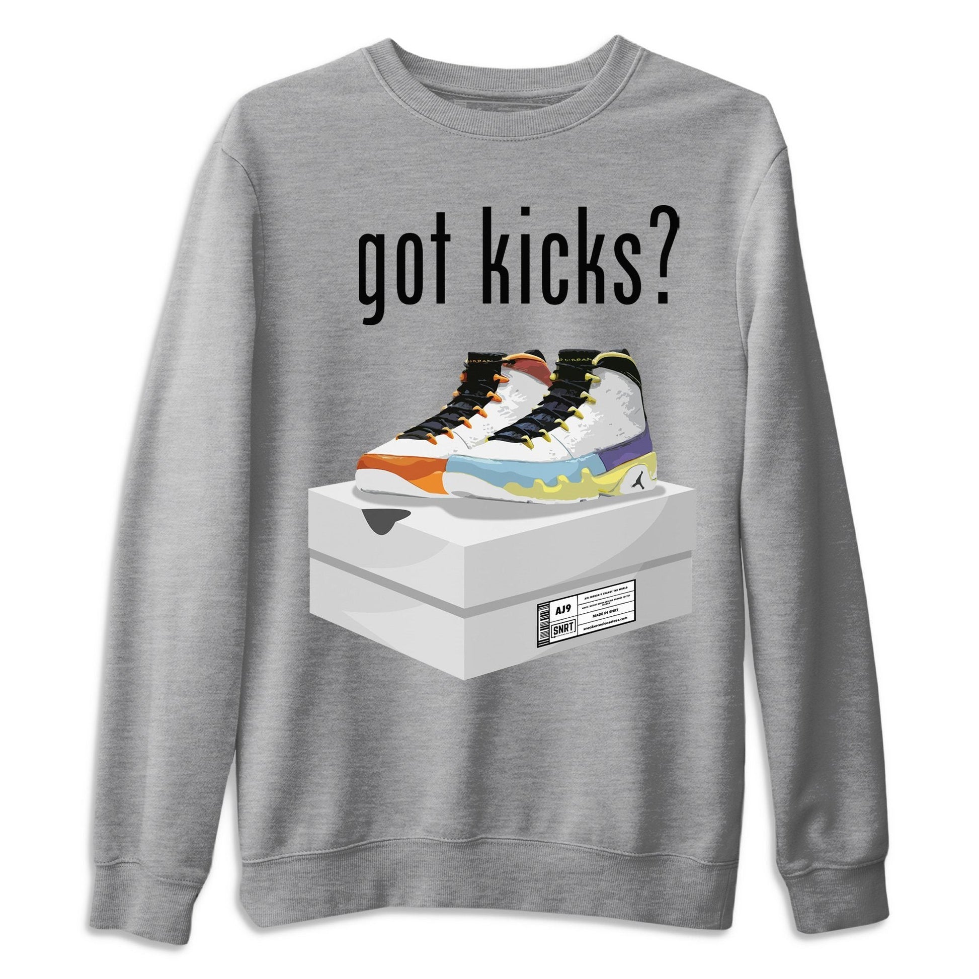 Jordan 9 Change The World Sneaker Match Tees Got Kicks Sneaker Tees Jordan 9 Change The World Sneaker Release Tees Unisex Shirts