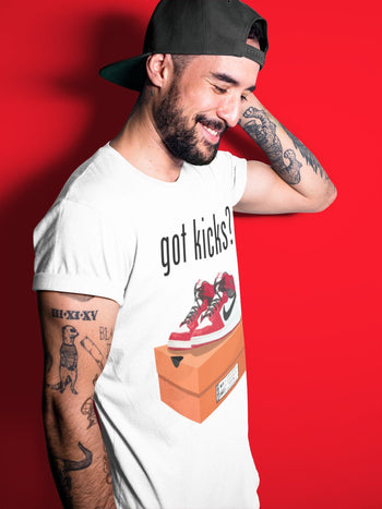 Jordan 1 Chicago Sneaker Match Tees Got Kicks Sneaker Tees Jordan 1 Chicago Sneaker Release Tees Unisex Shirts