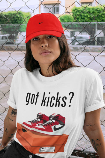 Jordan 1 Chicago Sneaker Match Tees Got Kicks Sneaker Tees Jordan 1 Chicago Sneaker Release Tees Unisex Shirts
