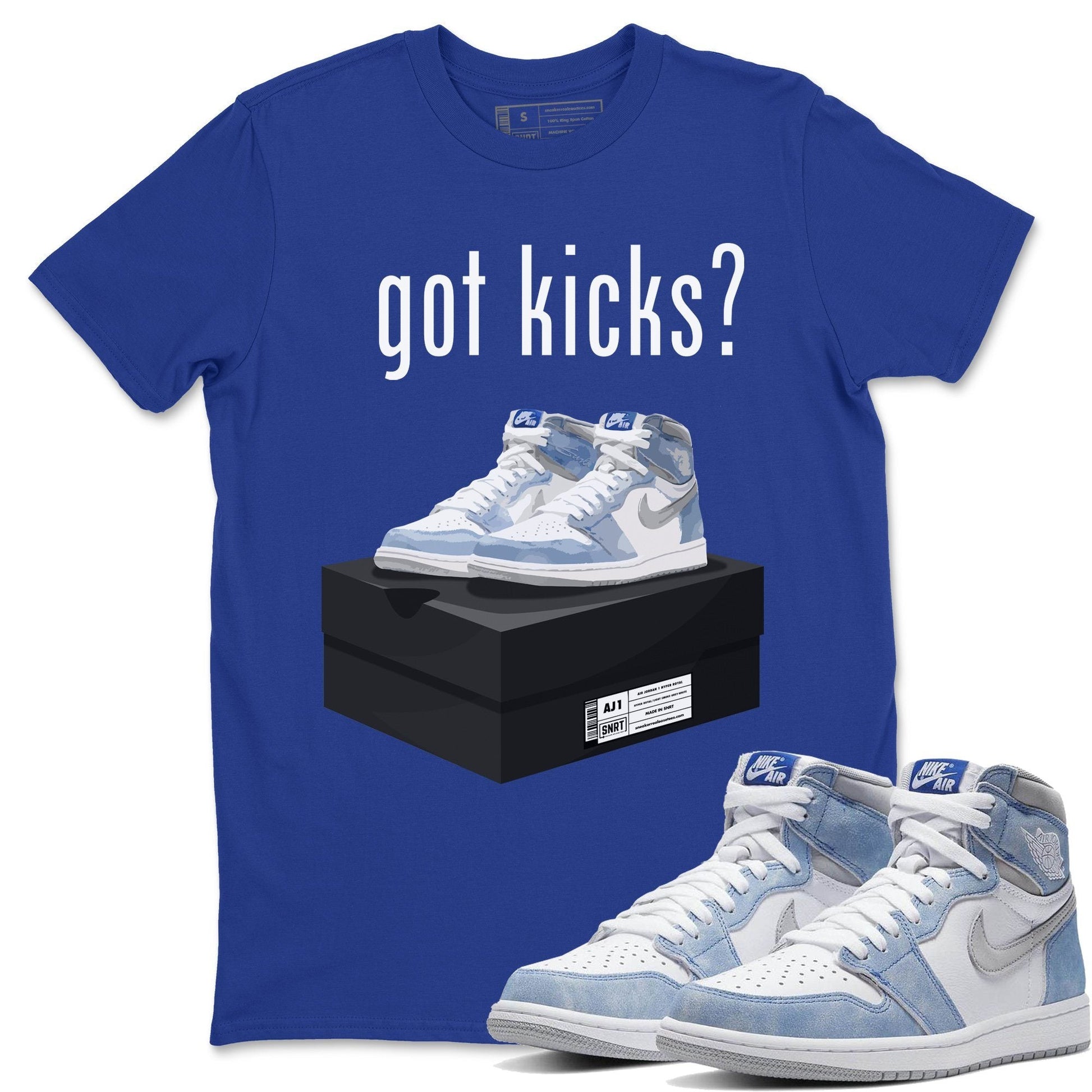 Jordan 1 Hyper Royal Sneaker Match Tees Got Kicks Sneaker Tees Jordan 1 Hyper Royal Sneaker Release Tees Unisex Shirts