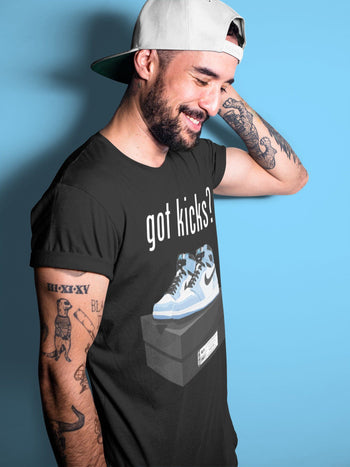 Jordan 1 University Blue Sneaker Match Tees Got Kicks Sneaker Tees Jordan 1 University Blue Sneaker Release Tees Unisex Shirts
