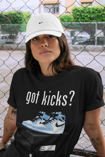 Jordan 1 University Blue Sneaker Match Tees Got Kicks Sneaker Tees Jordan 1 University Blue Sneaker Release Tees Unisex Shirts