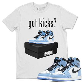 Jordan 1 University Blue Sneaker Match Tees Got Kicks Sneaker Tees Jordan 1 University Blue Sneaker Release Tees Unisex Shirts