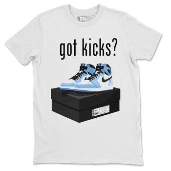 Jordan 1 University Blue Sneaker Match Tees Got Kicks Sneaker Tees Jordan 1 University Blue Sneaker Release Tees Unisex Shirts