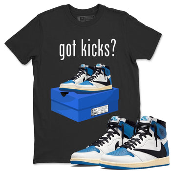 Jordan 1 Travis Scott Fragment Sneaker Match Tees Got Kicks Sneaker Tees Jordan 1 Travis Scott Fragment Sneaker Release Tees Unisex Shirts