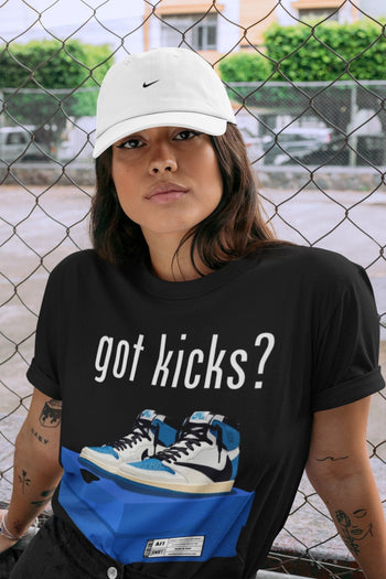 Jordan 1 Travis Scott Fragment Sneaker Match Tees Got Kicks Sneaker Tees Jordan 1 Travis Scott Fragment Sneaker Release Tees Unisex Shirts