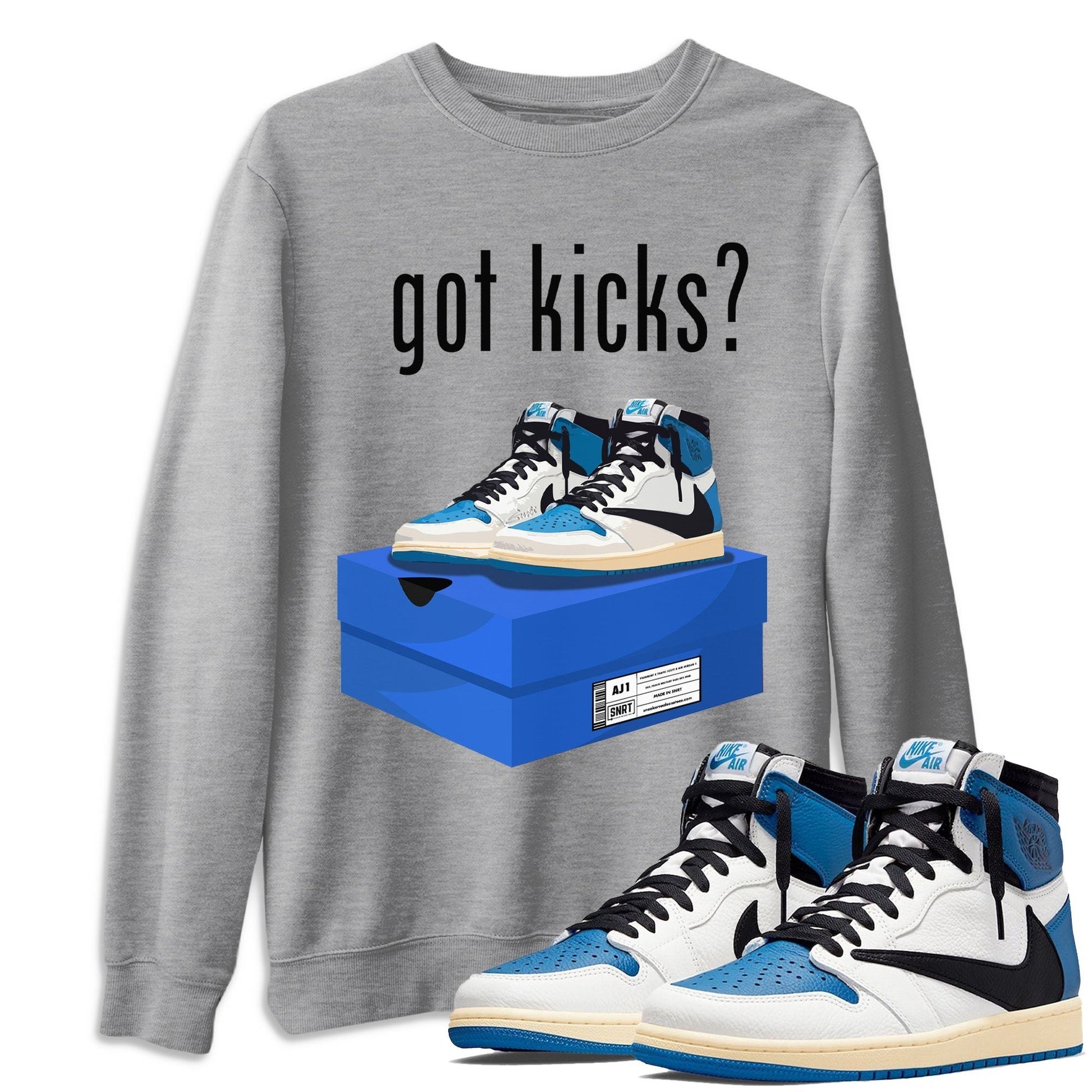Jordan 1 Travis Scott Fragment Sneaker Match Tees Got Kicks Sneaker Tees Jordan 1 Travis Scott Fragment Sneaker Release Tees Unisex Shirts