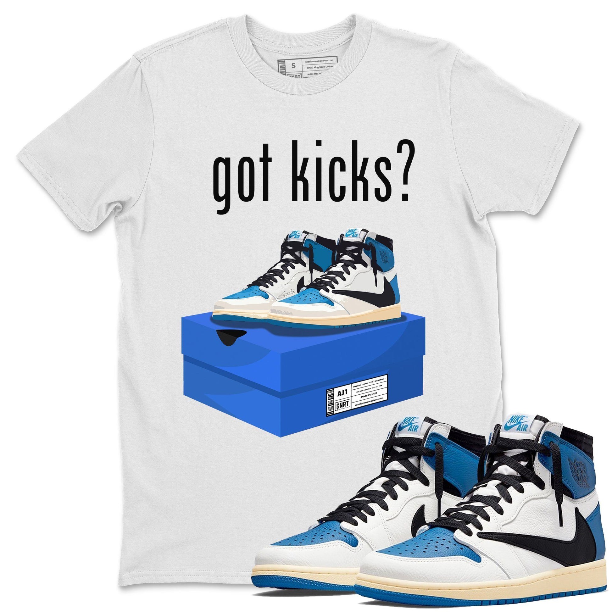 Jordan 1 Travis Scott Fragment Sneaker Match Tees Got Kicks Sneaker Tees Jordan 1 Travis Scott Fragment Sneaker Release Tees Unisex Shirts