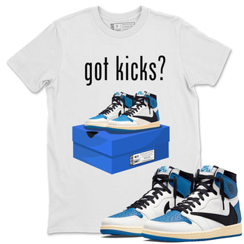 Jordan 1 Travis Scott Fragment Sneaker Match Tees Got Kicks Sneaker Tees Jordan 1 Travis Scott Fragment Sneaker Release Tees Unisex Shirts