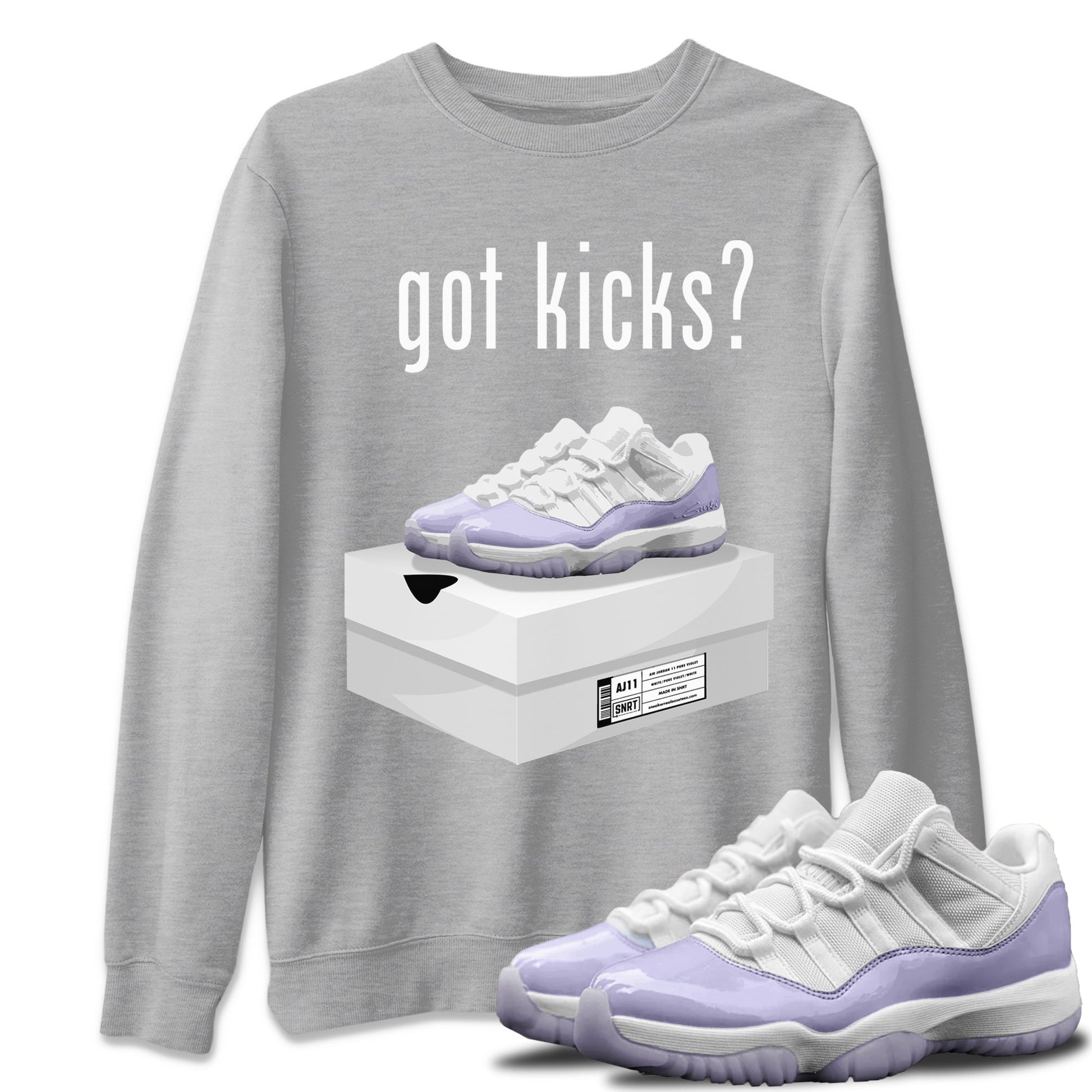 Jordan 11 Pure Violet Sneaker Match Tees Got Kicks Sneaker Tees Jordan 11 Pure Violet Sneaker Release Tees Unisex Shirts