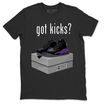 Jordan 13 Court Purple Sneaker Match Tees Got Kicks Sneaker Tees Jordan 13 Court Purple Sneaker Release Tees Unisex Shirts