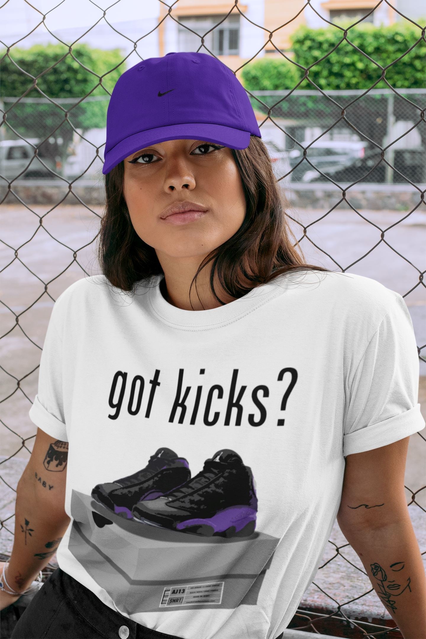 Jordan 13 Court Purple Sneaker Match Tees Got Kicks Sneaker Tees Jordan 13 Court Purple Sneaker Release Tees Unisex Shirts
