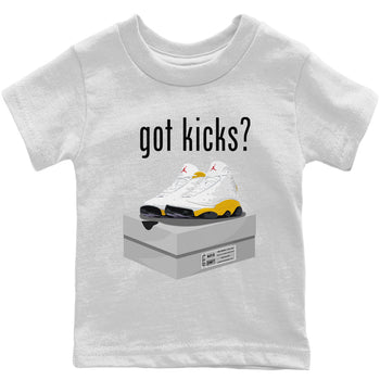 Jordan 13 Del Sol Sneaker Match Tees Got Kicks Sneaker Tees Jordan 13 Del Sol Sneaker Release Tees Kids Shirts