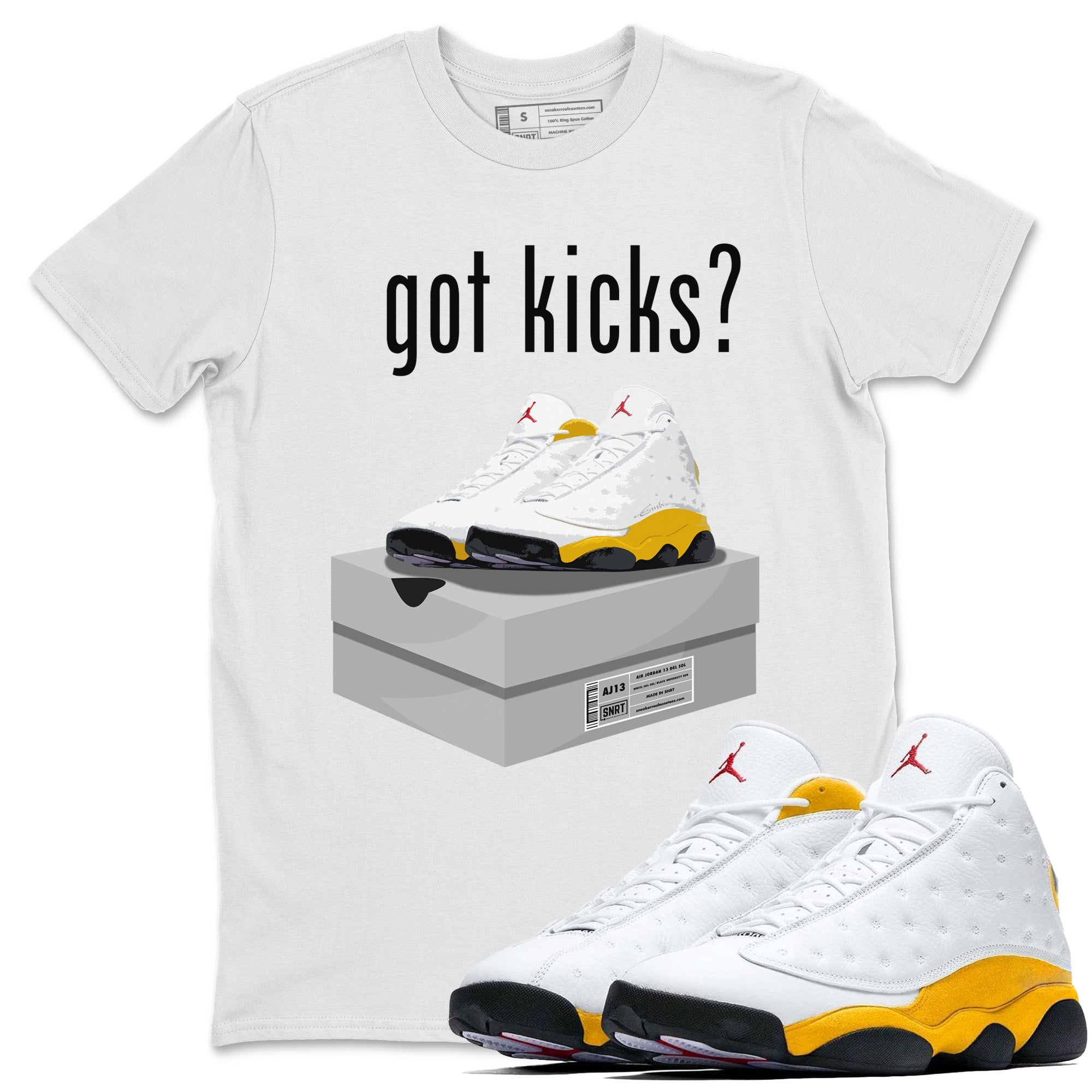 Jordan 13 Del Sol Sneaker Match Tees Got Kicks Sneaker Tees Jordan 13 Del Sol Sneaker Release Tees Unisex Shirts