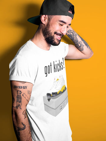 Jordan 13 Del Sol Sneaker Match Tees Got Kicks Sneaker Tees Jordan 13 Del Sol Sneaker Release Tees Unisex Shirts