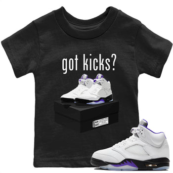 Jordan 5 Concord Sneaker Match Tees Got Kicks Sneaker Tees Jordan 5 Concord Sneaker Release Tees Kids Shirts