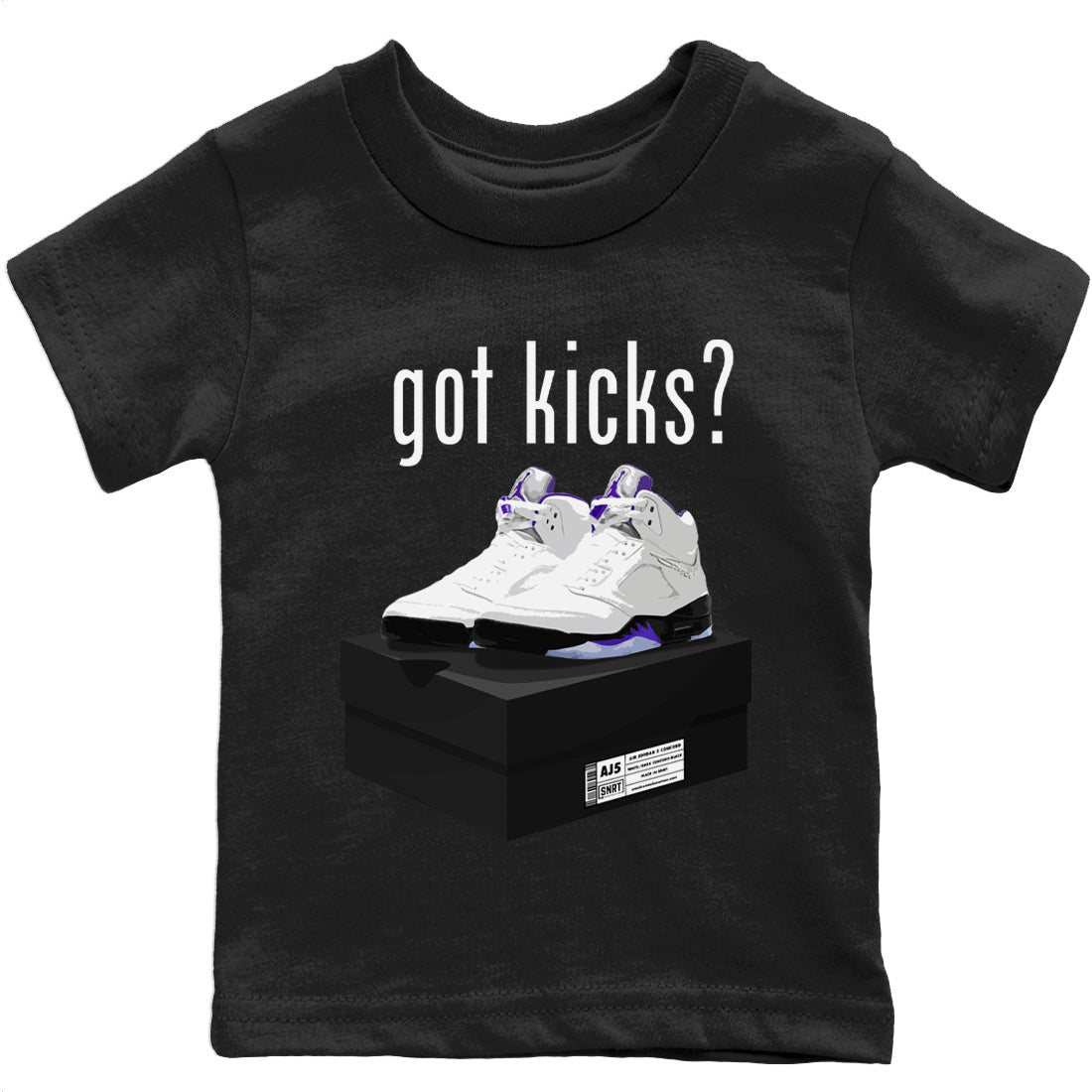 Jordan 5 Concord Sneaker Match Tees Got Kicks Sneaker Tees Jordan 5 Concord Sneaker Release Tees Kids Shirts