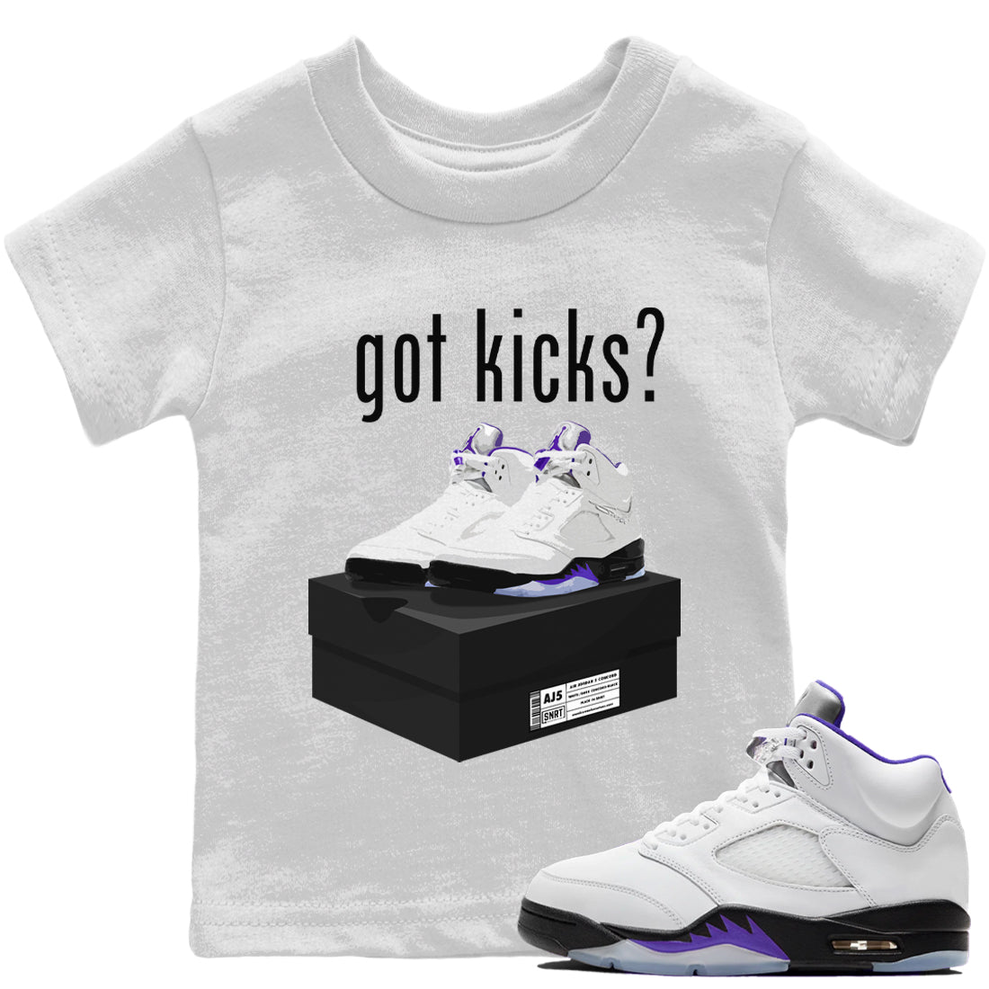 Jordan 5 Concord Sneaker Match Tees Got Kicks Sneaker Tees Jordan 5 Concord Sneaker Release Tees Kids Shirts