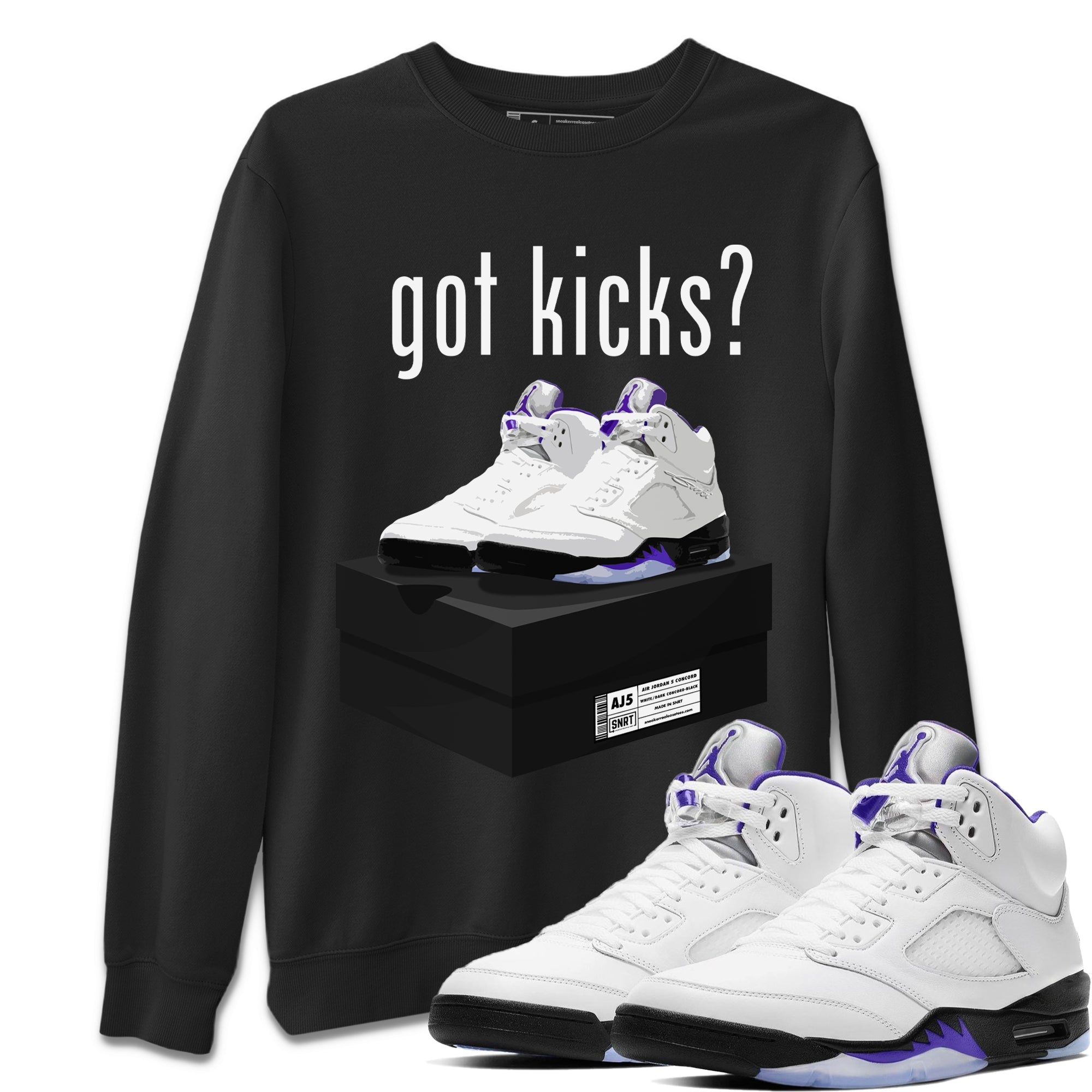 Jordan 5 Concord Sneaker Match Tees Got Kicks Sneaker Tees Jordan 5 Concord Sneaker Release Tees Unisex Shirts