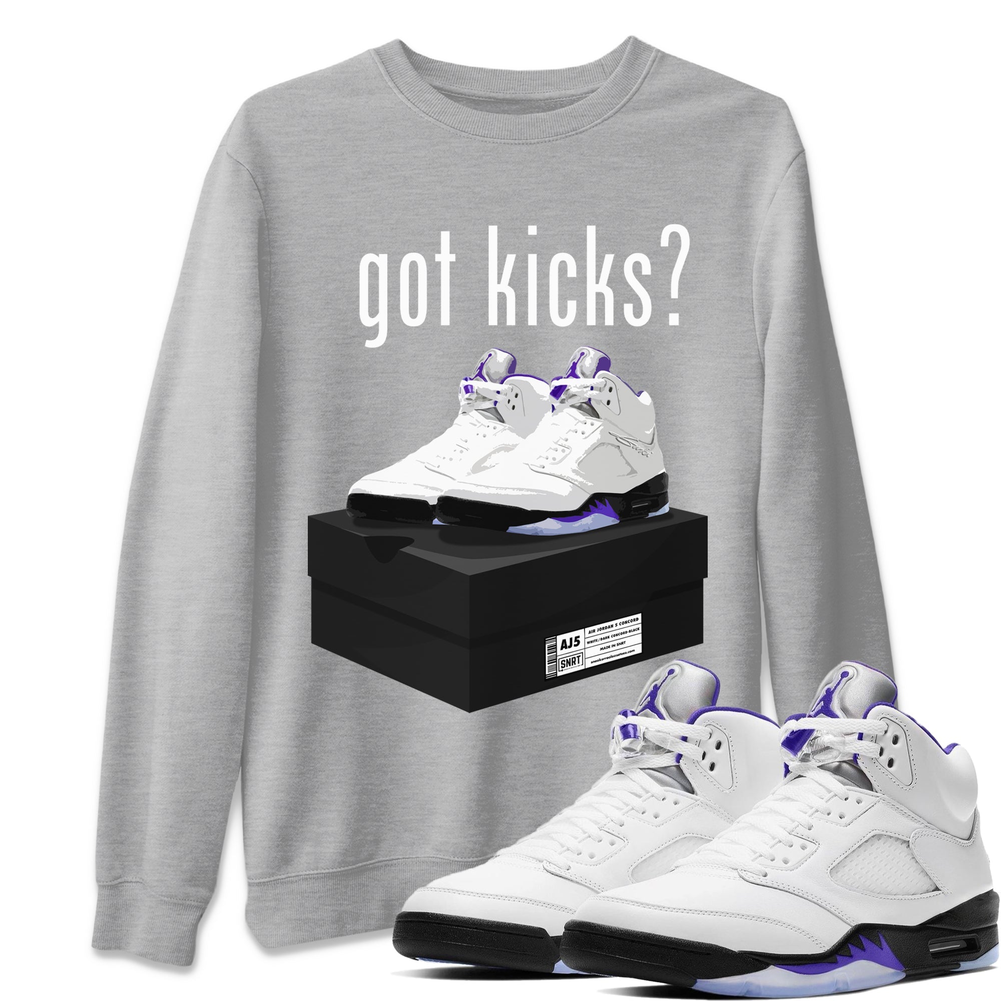Jordan 5 Concord Sneaker Match Tees Got Kicks Sneaker Tees Jordan 5 Concord Sneaker Release Tees Unisex Shirts