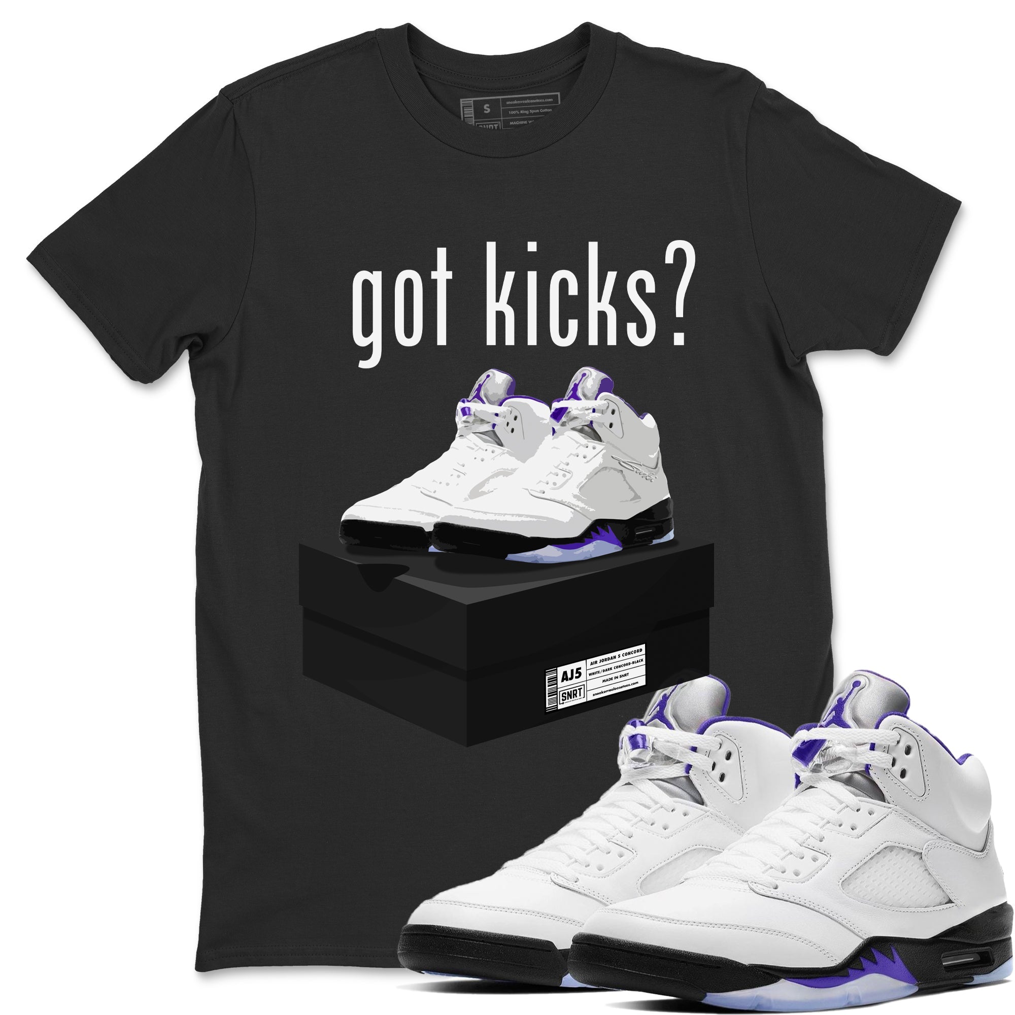 Jordan 5 Concord Sneaker Match Tees Got Kicks Sneaker Tees Jordan 5 Concord Sneaker Release Tees Unisex Shirts