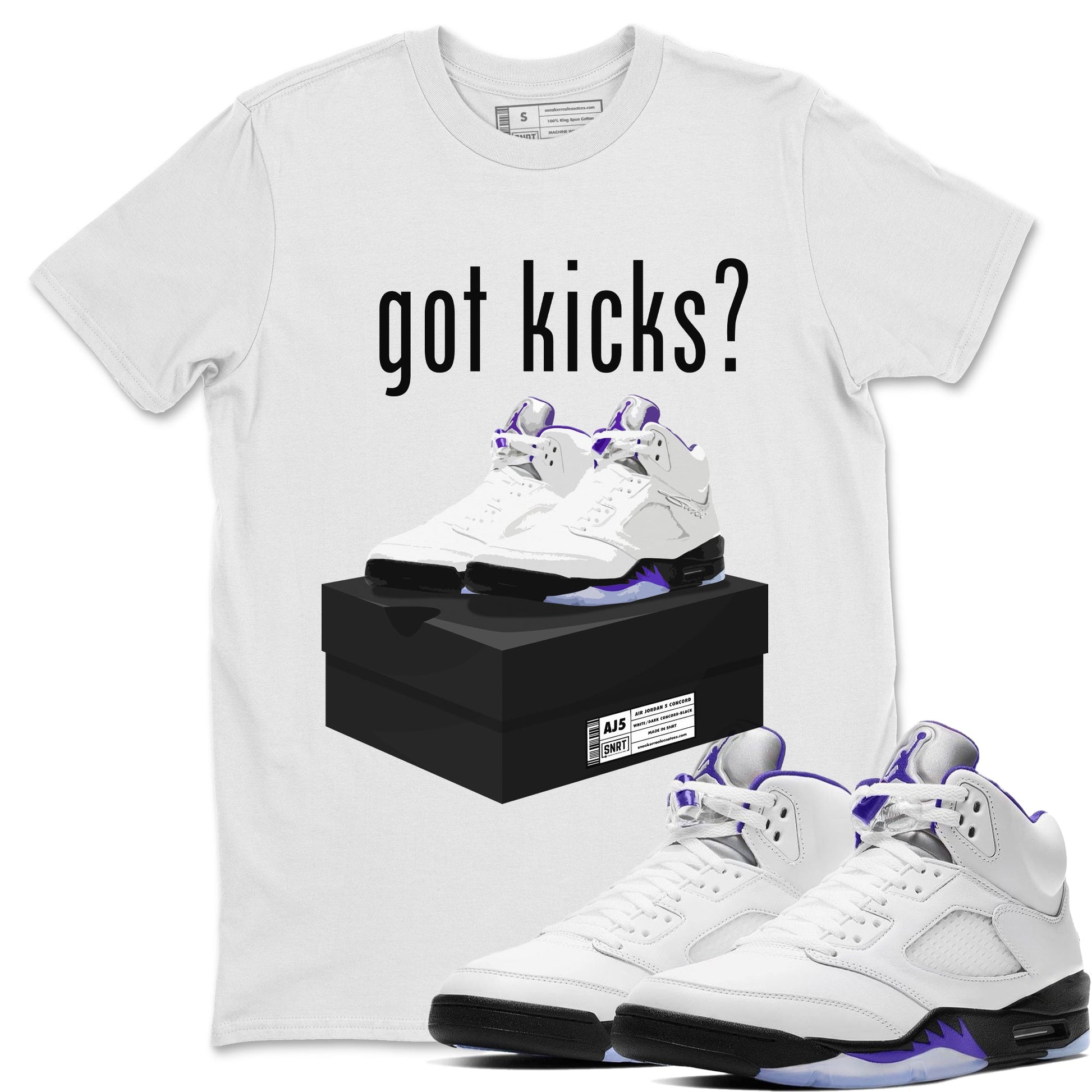 Jordan 5 Concord Sneaker Match Tees Got Kicks Sneaker Tees Jordan 5 Concord Sneaker Release Tees Unisex Shirts