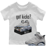 Jordan 6 Georgetown Sneaker Match Tees Got Kicks Sneaker Tees Jordan 6 Georgetown Sneaker Release Tees Kids Shirts