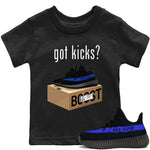 Yeezy 350 Dazzling Blue Sneaker Match Tees Got Kicks Sneaker Tees Yeezy 350 Dazzling Blue Sneaker Release Tees Kids Shirts