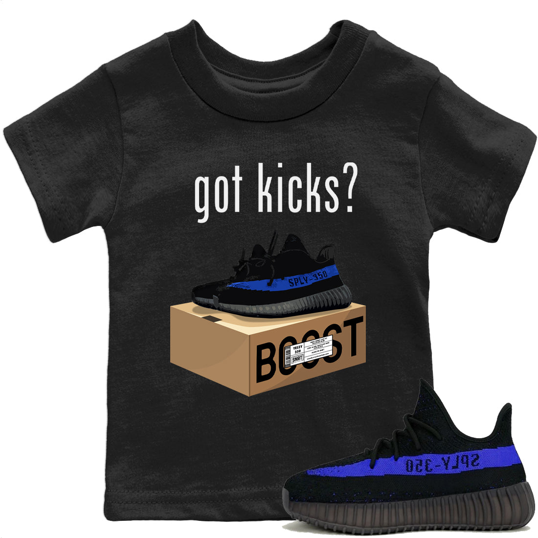 Yeezy 350 Dazzling Blue Sneaker Match Tees Got Kicks Sneaker Tees Yeezy 350 Dazzling Blue Sneaker Release Tees Kids Shirts