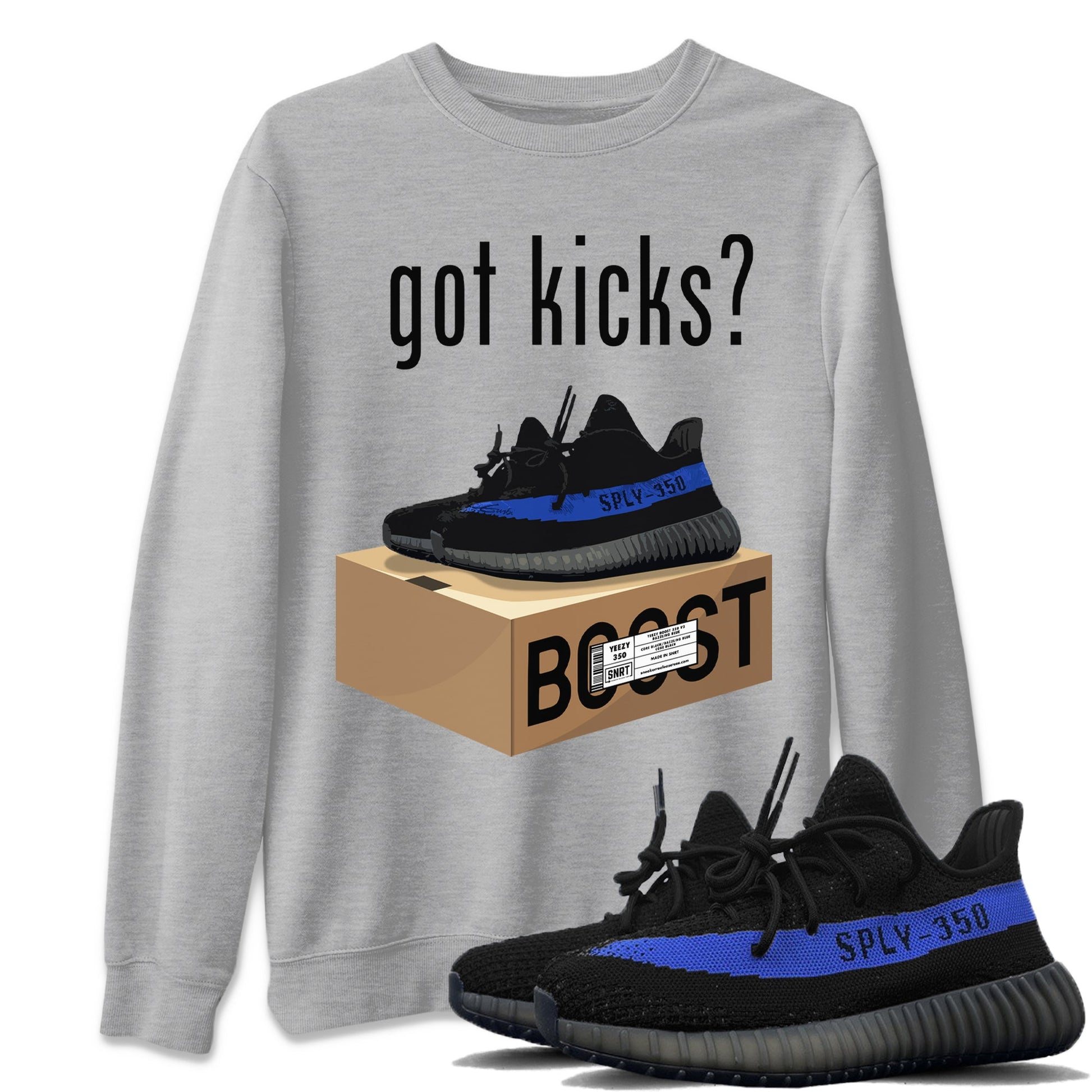 Yeezy 350 Dazzling Blue Sneaker Match Tees Got Kicks Sneaker Tees Yeezy 350 Dazzling Blue Sneaker Release Tees Unisex Shirts