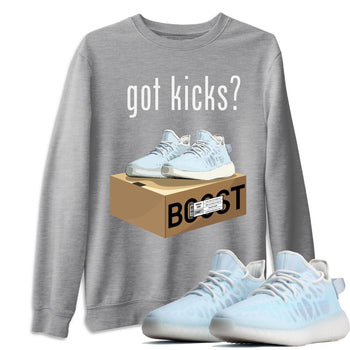 Yeezy 350 Mono Ice Sneaker Match Tees Got Kicks Sneaker Tees Yeezy 350 Mono Ice Sneaker Release Tees Unisex Shirts